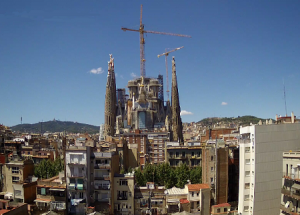 Храм Святого Семейства в Барселоне в Испании