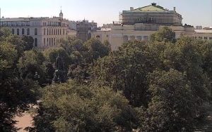 Веб камера Санкт-Петербурга, Александринский театр и Екатерининский сад