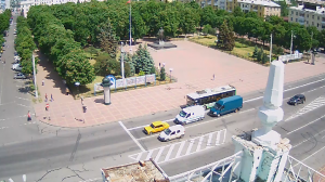 Веб камера на площади ВОВ в Луганске