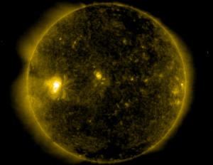 Обсерватория SOHO показывает Солнце в ультрафиолетовом диапазоне 284 нм