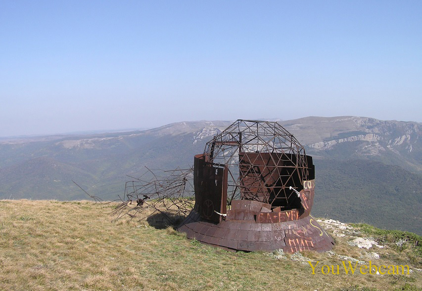 Антена на горе Ай-Петри. Горный отдых в Крыму