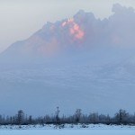 Веб камера показывает вулкан Кизимен на Камчатке в режиме онлайн