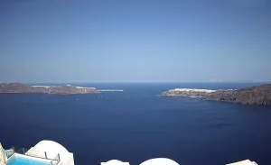 Веб камера Греция, остров Санторини, Имеровигли, отель Heliotopos