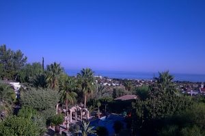 Панорама городка Лапта на Кипре