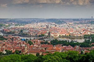 Панорама Праги в Чехии
