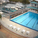 Веб камера на Багамских Островах в городе Фрипорт с видом на бассейн UNEXSO