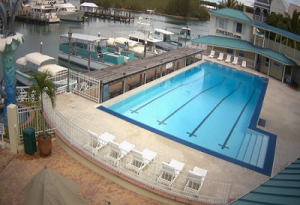 Веб камера на Багамских Островах в городе Фрипорт с видом на бассейн UNEXSO