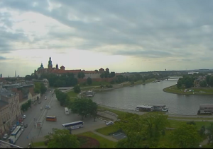 Веб камера Польши, панорама Кракова