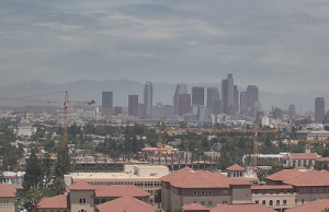 Панорама Лос-Анджелеса в Калифорнии