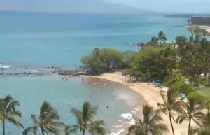 Веб камера Гавайские острова, остров Мауи, Уэйлея Бич