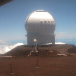 Веб камера телескопа CFHT, вид на север