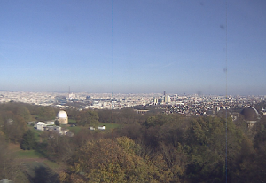 Парижская обсерватория в Мёдоне и панорама Парижа