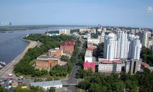 Веб камера Хабаровска, Набережная и панорама Хабаровска