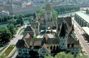 Вид на Цюрих из Швейцарского национального музея