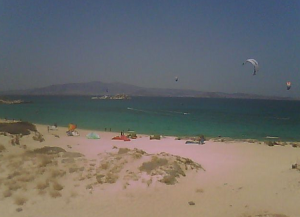 Пляж Микри Вигла на острове Наксос в Греции