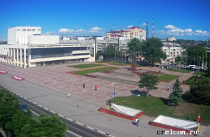 Площадь Ленина в Симферополе в Крыму