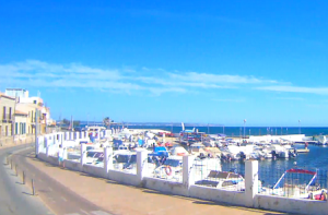 Порт деревни Эль Молинар на острове Майорка на Балеарских островах в Испании