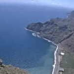 Побережье городка Эрмигуа на острове Гомера на Канарских островах в Испании