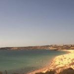Побережье и пляж в городе Сагреш в Португалии