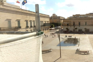 Площадь Святого Георга в городе Валлетта на Мальте