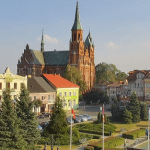 Центр города Турек в Польше