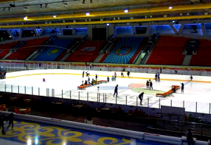 Ледовый дворец "Алау" в Алматы в Казахстане