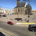 Главная площадь города Пльзень в Чехии