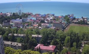 Панорама поселка Лазаревское