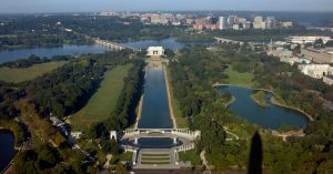 Вид с Монумента Вашингтона в США