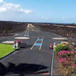 Вертолётная площадка Blue Hawaiian Helicopter на острове Гавайи