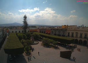 Веб камера Мексики, Керетаро, Главная площадь