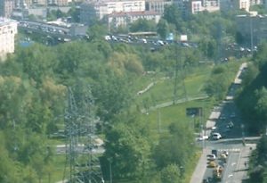 Веб камера Москвы, проспект Мира и метро ВДНХ