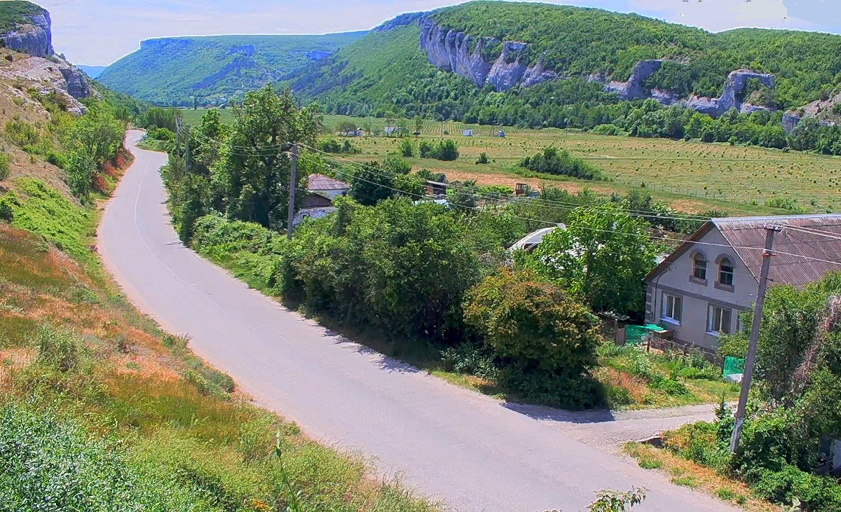 Веб камера Крыма, село Танковое, Бельбекский каньон