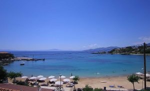 Пляж города Ступа в Греции