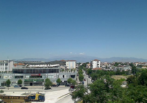 Панорама города Лариса в Греции