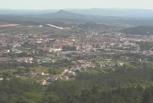 Панорама Сантьяго-де-Компостела в Галисии
