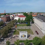 Рыцарская площадь в Пярну в Эстонии