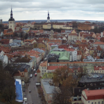 Панорама Таллина в Эстонии