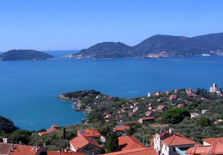 Веб камера Италия, Леричи, панорама
