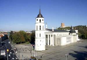 Кафедральная площадь в Вильнюсе в Литве