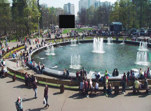 Фонтанная площадь в парке Сокольники