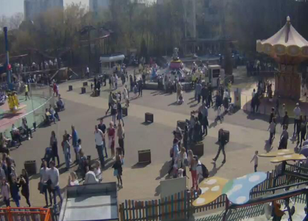 Веб камера Москвы, Сокольники, парк Аттракционов