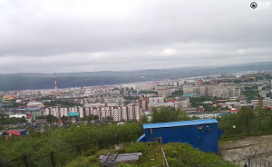 Панорама Мурманска в России