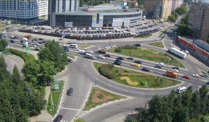 Веб камера Мытищи, улица Каргина, пересечение с Олимпийским проспектом