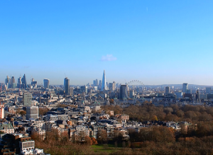 Панорама Лондона из отеля London Hilton on Park Lane