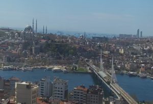 Веб-камера Стамбула, Обзор с крыши здания Метрохан (Metrohan Building)