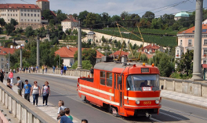 Прага с крыши трамвая