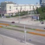 Проспект Ленина в центре Барнаула
