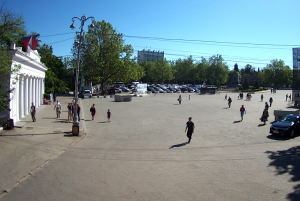 Графская пристань на площади Нахимова в Севастополе