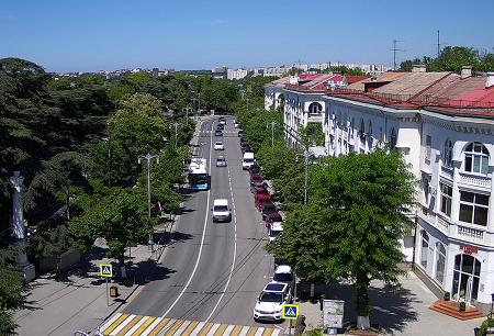 Веб камера Крыма, Севастополь, Проспект Нахимова
